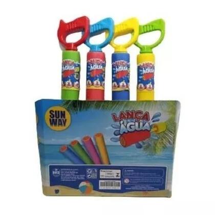 Imagem de Kit 2 Brinquedo Lança Espirra Água De Espuma Praia Piscina