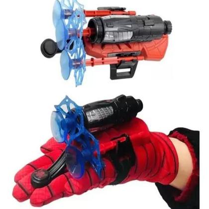 Imagem de Kit 2 Brinquedo Lançador Teia Luva Solta Teia Homem Aranha Menino