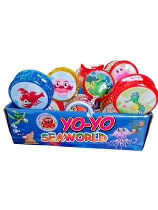 Imagem de Kit 2 Brinquedos Ioiô Yoyo Bichos Com Luz De Led Infantil