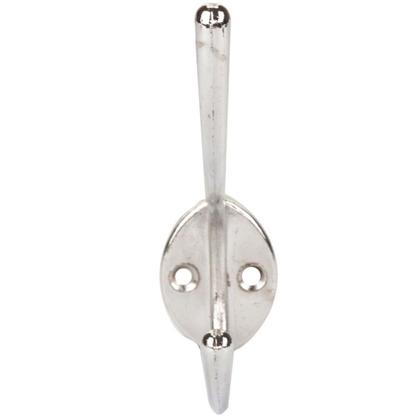 Imagem de Kit 2 Cabide Duplo Grande Metálico Niquelado Beltools