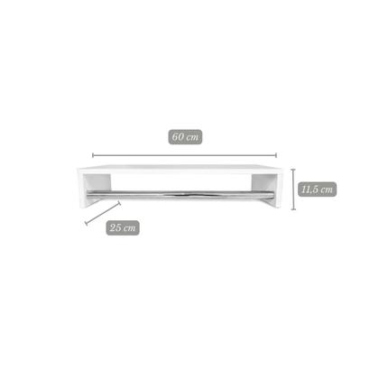 Imagem de Kit 2 Cabideiros De Parede Arara Suspensa Pendurador de Roupa