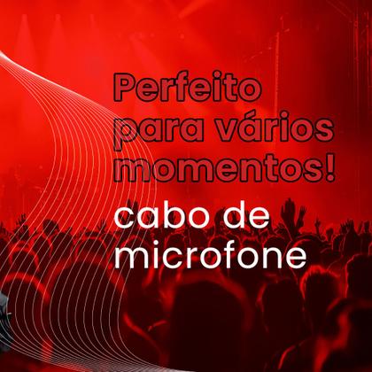 Imagem de Kit 2 Cabo De Microfone Balanceado P10 Mono Para Xlr Macho 1m Metro - Pulse Eletrolon