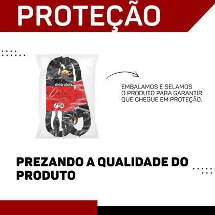 Imagem de Kit 2 Cabo De Microfone P10 Mono Para Xlr Fêmea 5m Metros - Eletrolon