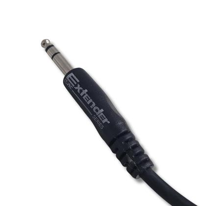 Imagem de Kit 2 Cabo Ext De Fone P10 St + P2 Fêmea 9.15M Mac Cabos