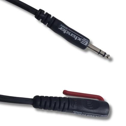 Imagem de Kit 2 Cabo Ext De Fone P10 St + P2 Fêmea 9.15M Mac Cabos