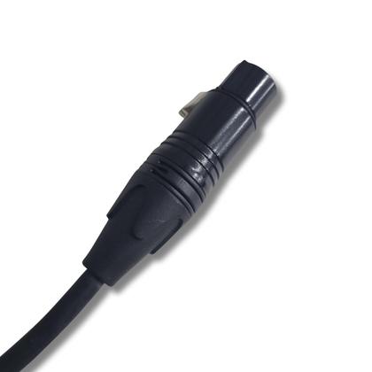 Imagem de Kit 2 Cabo Ext De Fone Xlr Fêmea + P2 Fêmea 4.57M Mac Cabos