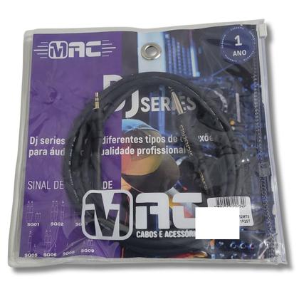 Imagem de Kit 2 Cabo P2 Estereo + P10 Macho Mono 3.05M Mac Cabos