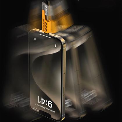 Imagem de Kit 2 Cabo Tipo C Turbo Carregador Dados 65w Usb Lightning