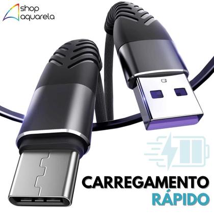 Imagem de Kit 2 Cabos Carregador 2 Metros Micro USB V8 Original Inova