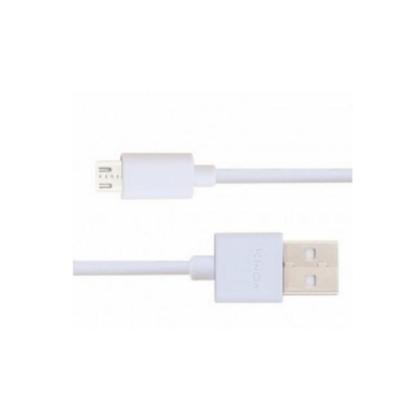 Imagem de Kit 2 Cabos Micro-Usb V8 Branco Kingo 1M 2.1A Para Galaxy J6