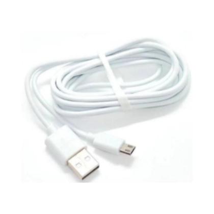 Imagem de Kit 2 Cabos Usb V8 Kingo Branco 2M 2.1A Para Galaxy J2 Prime