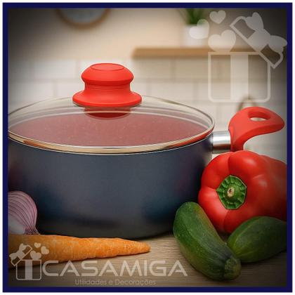 Imagem de Kit 2 Caçarola Revestimento Cerâmico Onix 1.8Mm 20 E 24Cm