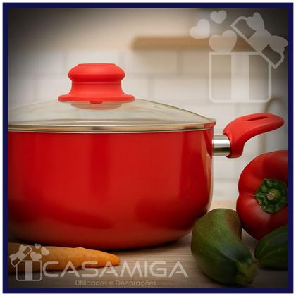 Imagem de Kit 2 Caçarolas Revestimento Cerâmico Rubi 1.8mm 24cm Class