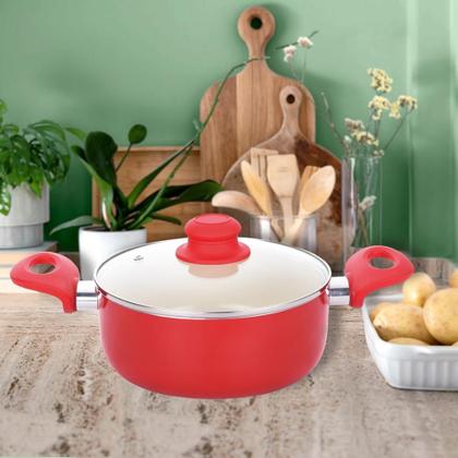 Imagem de Kit 2 Caçarolas Revestimento Cerâmico Rubi 1,8Mm 22Cm Class