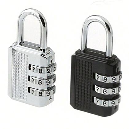 Imagem de Kit 2 Cadeados Com Código de combinação Número Proteção