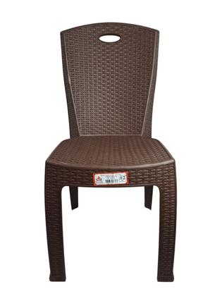 Imagem de Kit 2 Cadeira Bistro Rattan Cairo Marrom