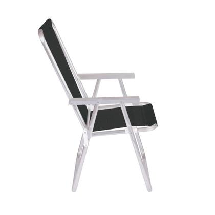 Imagem de Kit 2 Cadeira de Praia Alta Alumínio Conforto 120 kg Mor