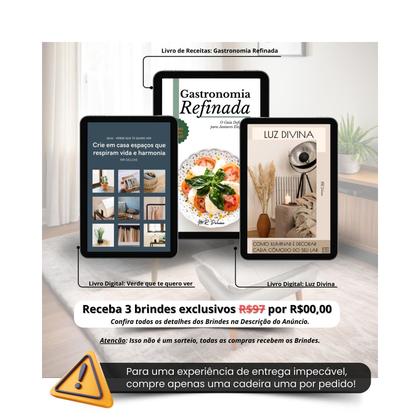 Imagem de Kit 2 Cadeira Lua Para Mesa De Jantar Cadeira Poltrona Decorativa Para Penteadeira Sala De Jantar