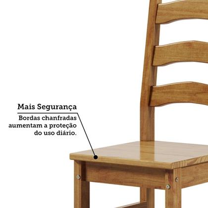 Imagem de Kit 2 Cadeiras 100% Madeira Maciça Napoli Espresso Móveis