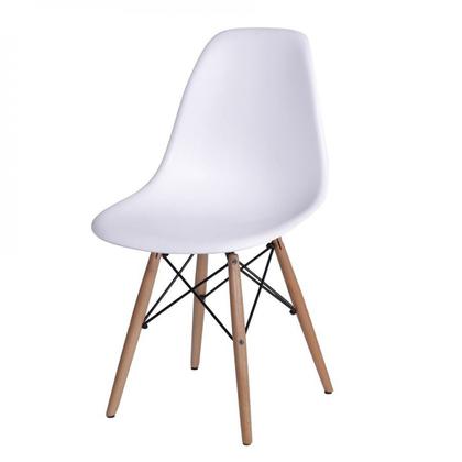 Kit 2 Cadeiras Base Madeira DKR Eames - Rufato Imagem de Kit 2 Cadeiras Base Madeira DKR Eames