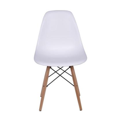 Kit 2 Cadeiras Boxbit Dkr Eames Base Em Madeira Branca Imagem de Kit 2 Cadeiras Boxbit Dkr Eames Base Em Madeira Branca