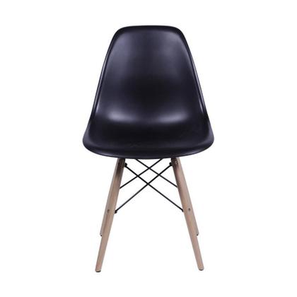 Kit 2 Cadeiras Boxbit Dkr Eames Base Em Madeira Preta Imagem de Kit 2 Cadeiras Boxbit Dkr Eames Base Em Madeira Preta