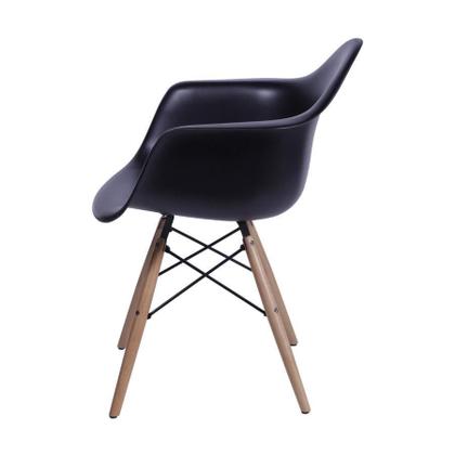 Imagem de Kit 2 Cadeiras Boxbit Dkr Eames Base Em Madeira Preta