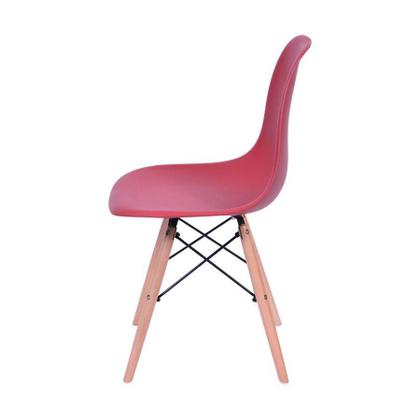 Imagem de Kit 2 Cadeiras Boxbit Dkr Eames Base Em Madeira Telha
