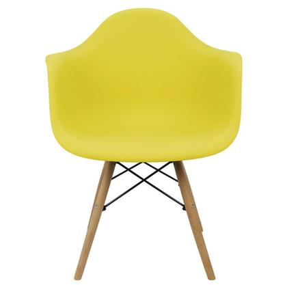 Imagem de Kit 2 Cadeiras Charles Eames Eiffel Design Wood Braço