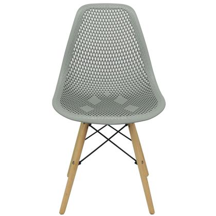 Imagem de Kit 2 Cadeiras Colmeia Furadinha Heloisa Eloá Charles Eames Eiffel Base Madeira