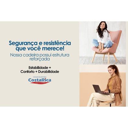 Imagem de Kit 2 Cadeiras de Cozinha Florença 2C005CR Aço 2 Un Cromado/Suede Cappuccino - Kappesberg