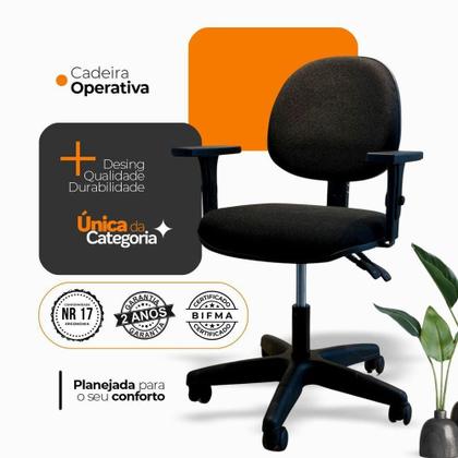 Imagem de Kit 2 Cadeiras De Escritório Oficial Operativa