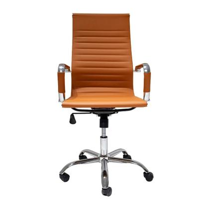 Imagem de Kit 2 Cadeiras De Escritório Presidente Stripes Caramelo