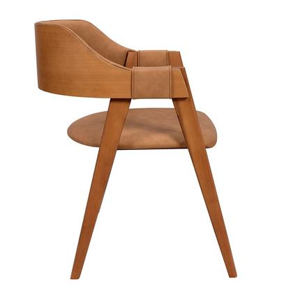 Imagem de Kit 2 Cadeiras de Jantar Madeira Maciça Estofada material sintético