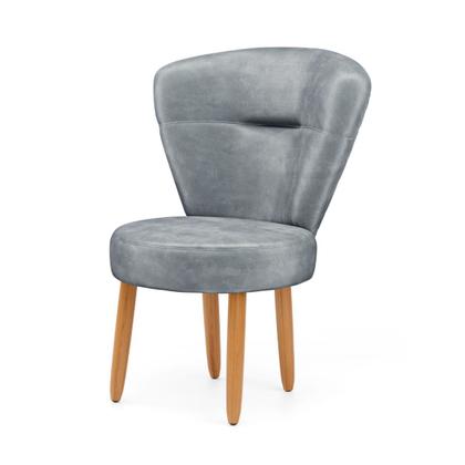 Imagem de Kit 2 Cadeiras Decorativa para Penteadeira Maquiagem Sala de Jantar Camarim Confortável Resistente Pés palito