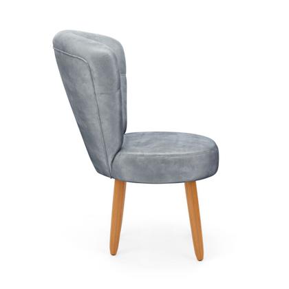 Imagem de Kit 2 Cadeiras Decorativa para Penteadeira Maquiagem Sala de Jantar Camarim Confortável Resistente Pés palito