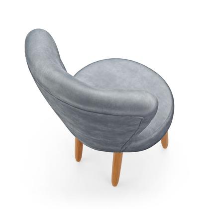 Imagem de Kit 2 Cadeiras Decorativa para Penteadeira Maquiagem Sala de Jantar Camarim Confortável Resistente Pés palito