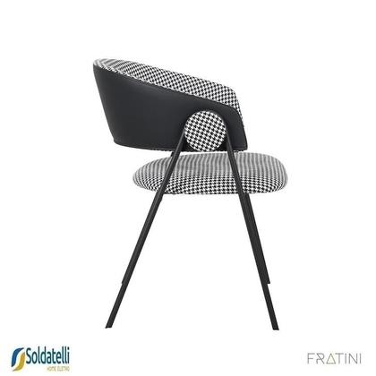 Imagem de Kit 2 Cadeiras Design Toulouse Júlia Base Champagne Bouclé Nude ou Base Preta em Várias Cores - Fratini