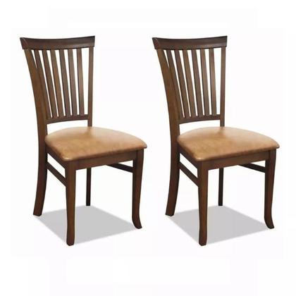 Imagem de KIT 2 Cadeiras Espanha Castanho Canela Várias Cores - Datelli Design