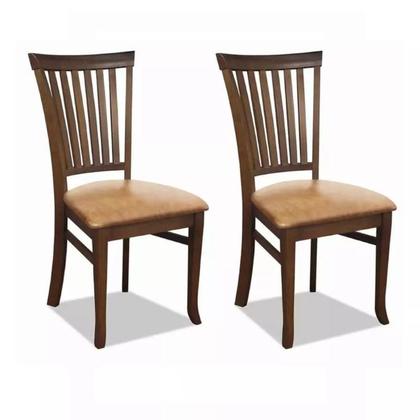Imagem de KIT 2 Cadeiras Espanha Castanho Canela Várias Cores - Datelli Design
