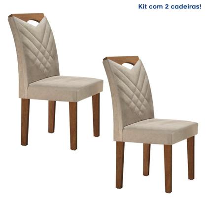 Kit 2 Cadeiras Estofadas Texas Yescasa Imagem de Kit 2 Cadeiras Estofadas Texas Yescasa