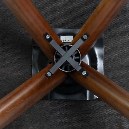 Imagem de Kit 2 Cadeiras Giratórias Mesa Sala de Jantar e Cozinha com Base em Madeira Maciça e Estofado em Tecido Linho