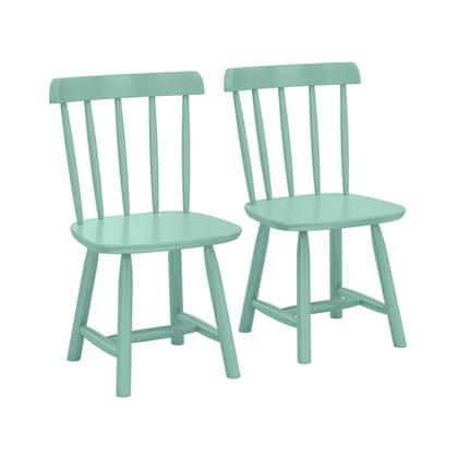 Imagem de Kit 2 Cadeiras Infantis Mariah Casatema MadeiraOriginals Sorbet Menta