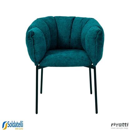 Imagem de Kit 2 Cadeiras Joy Estofada em Tecido Bouclé Várias Cores - Rivatti