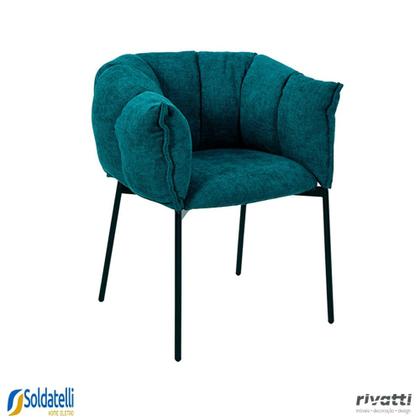 Imagem de Kit 2 Cadeiras Joy Estofada em Tecido Bouclé Várias Cores - Rivatti