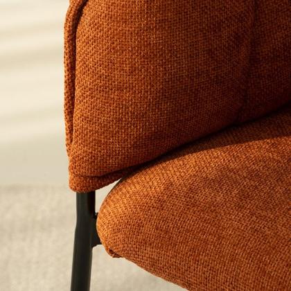 Imagem de Kit 2 Cadeiras Joy Estofada em Tecido Bouclé Várias Cores - Rivatti