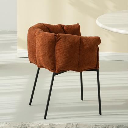 Imagem de Kit 2 Cadeiras Joy Estofada em Tecido Bouclé Várias Cores - Rivatti