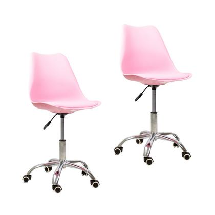 Imagem de Kit 2 Cadeiras Office Com Rodizio Giratória Saarinen com Ebook