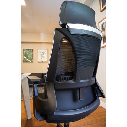 Imagem de Kit 2 Cadeiras Office Diretor Toledo com Apoia Cabeça e Braços 3d Nr17