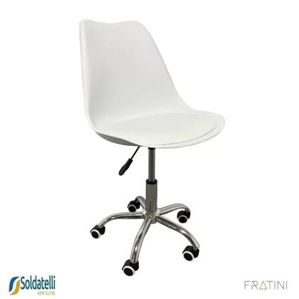 Imagem de Kit 2 Cadeiras Office Giratória Chicago PU Várias Cores - Fratini